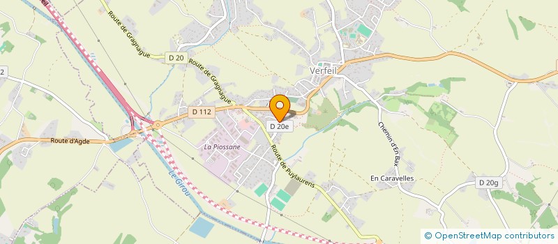 localisation de l'entreprise MONSIEUR PIERRE BERET  VERFEIL