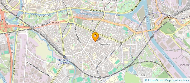 localisation de l'entreprise MONSIEUR PIERRE BERGEROT à STRASBOURG