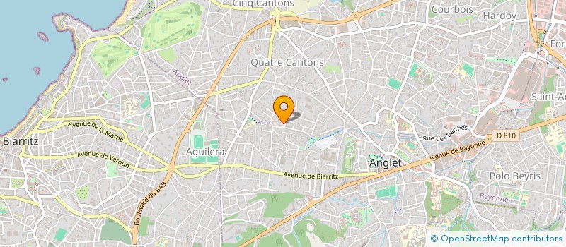 localisation de l'entreprise MONSIEUR PIERRE BERGOS à ANGLET