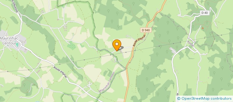 localisation de l'entreprise MONSIEUR PIERRE BERGOUGNOUX  SAINT-MEDARD-DE-PRESQUE