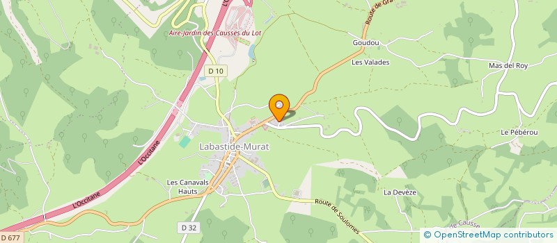 localisation de l'entreprise MONSIEUR PIERRE BERGOUGNOUX  COEUR DE CAUSSE