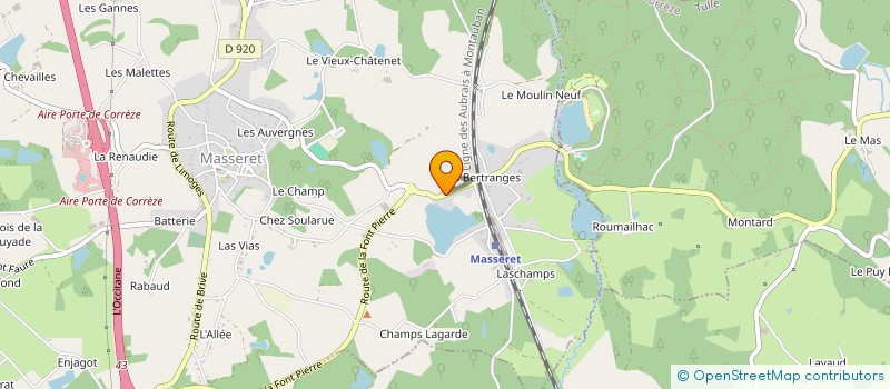 localisation de l'entreprise MONSIEUR PIERRE BERLHE  MASSERET