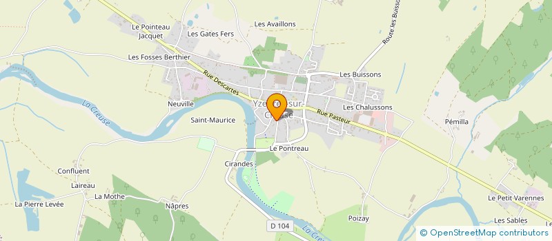 localisation de l'entreprise MONSIEUR PIERRE BERLOQUIN à BOSSAY-SUR-CLAISE