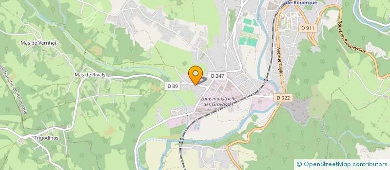 localisation de l'entreprise MONSIEUR PIERRE BERNADOU  VILLEFRANCHE-DE-ROUERGUE