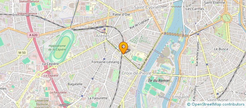 localisation de l'entreprise MONSIEUR PIERRE BERNARD  TOULOUSE