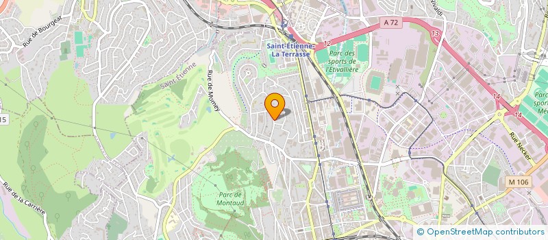 localisation de l'entreprise MONSIEUR PIERRE BERNARD  SAINT-ETIENNE