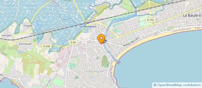 localisation de l'entreprise MONSIEUR PIERRE BERNARD à LE POULIGUEN