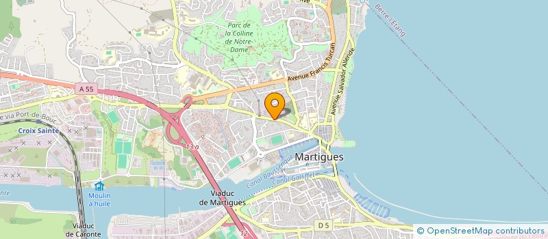 localisation de l'entreprise MONSIEUR PIERRE BERNARD  MARTIGUES