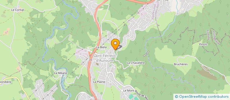 localisation de l'entreprise MONSIEUR PIERRE BERNARD à SAINT-FERREOL-D AUROURE