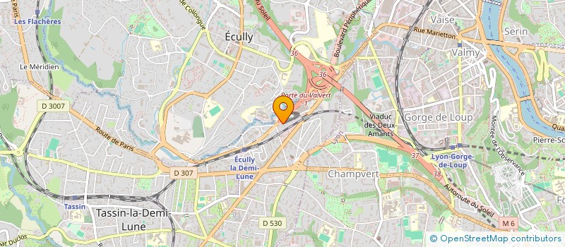 localisation de l'entreprise MONSIEUR PIERRE BERNARD  TASSIN-LA-DEMI-LUNE