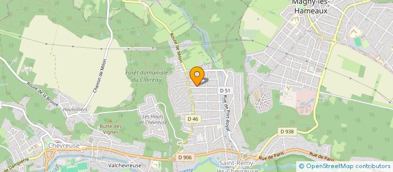 localisation de l'entreprise MONSIEUR PIERRE-BERNARD BADEL  SAINT-REMY-LES-CHEVREUSE