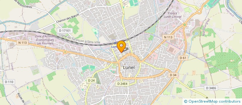 localisation de l'entreprise MONSIEUR PIERRE-BERNARD BOULOT  LUNEL