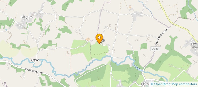 localisation de l'entreprise MONSIEUR PIERRE-BERNARD CAPBERN  MIRAMONT-SENSACQ