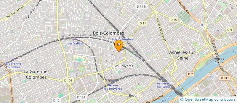 localisation de l'entreprise MONSIEUR PIERRE BERNARDI à BOIS-COLOMBES