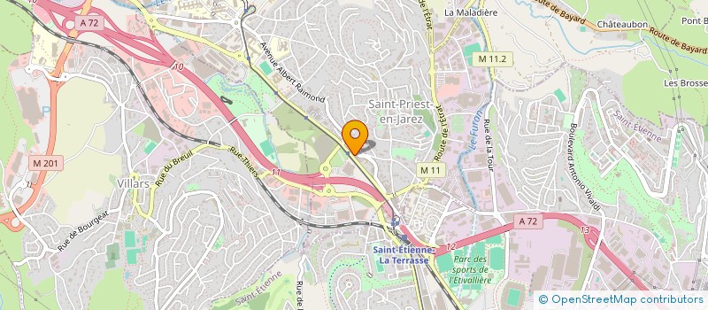 localisation de l'entreprise MONSIEUR PIERRE BERNE  SAINT-PRIEST-EN-JAREZ