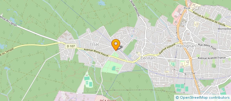 localisation de l'entreprise MONSIEUR PIERRE BERNIER  SAINT-MEDARD-EN-JALLES