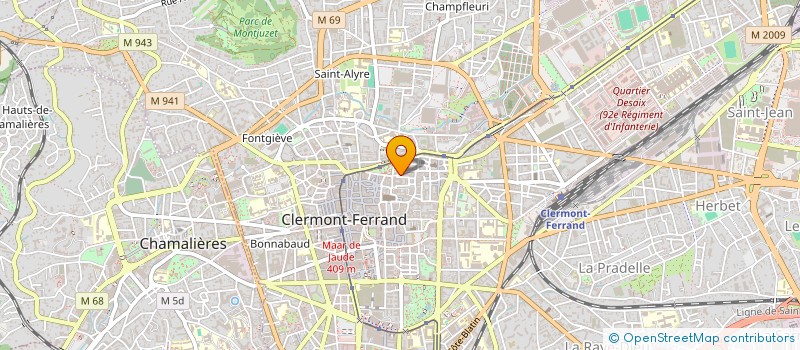 localisation de l'entreprise MONSIEUR PIERRE BERNIS  CLERMONT-FERRAND