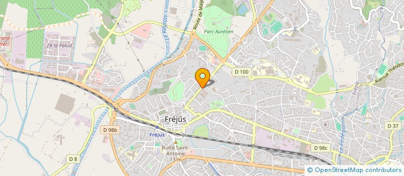 localisation de l'entreprise MONSIEUR PIERRE BERSEZ à FREJUS