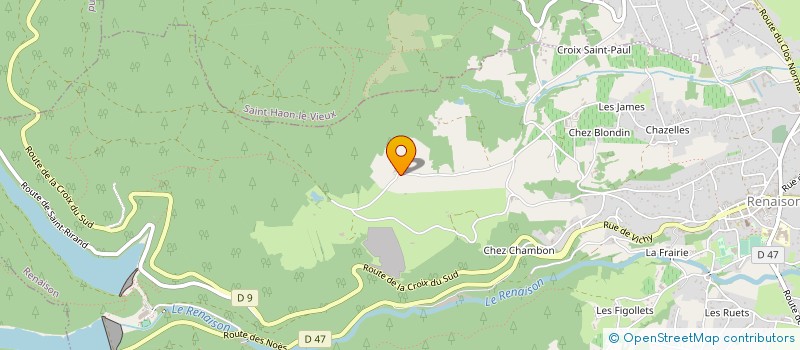 localisation de l'entreprise MONSIEUR PIERRE BERTAUD  RENAISON