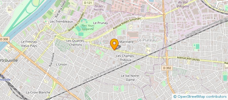 localisation de l'entreprise MONSIEUR PIERRE BERTEAU à SARTROUVILLE