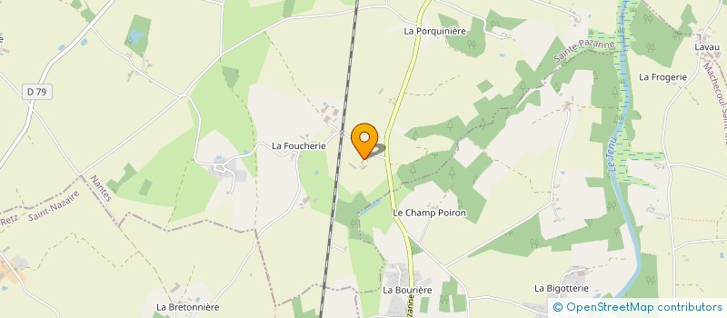 localisation de l'entreprise MONSIEUR PIERRE BERTHAUD  SAINTE-PAZANNE