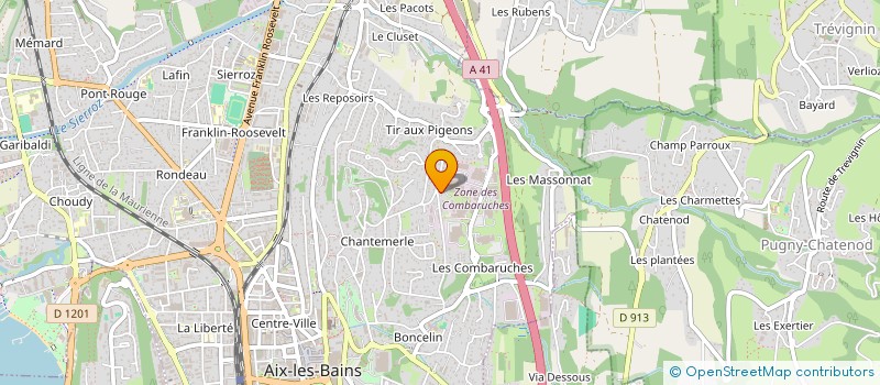 localisation de l'entreprise MONSIEUR PIERRE BERTHIER à AIX-LES-BAINS