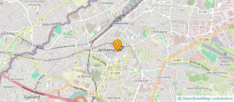 localisation de l'entreprise MONSIEUR PIERRE BERTHIER à ANNEMASSE