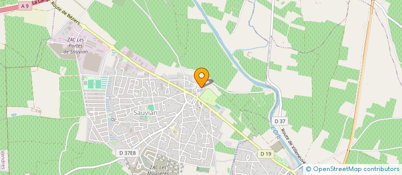 localisation de l'entreprise MONSIEUR PIERRE BERTHIER  SAUVIAN