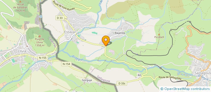 localisation de l'entreprise MONSIEUR PIERRE BERTIN  ESTAVAR