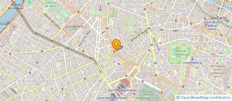 localisation de l'entreprise MONSIEUR PIERRE BERTIN à PARIS