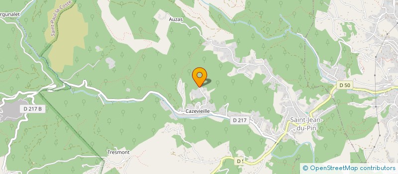 localisation de l'entreprise MONSIEUR PIERRE BERTIN  SAINT-JEAN-DU-PIN