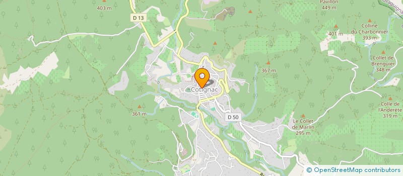 localisation de l'entreprise MONSIEUR PIERRE BERTON à COTIGNAC