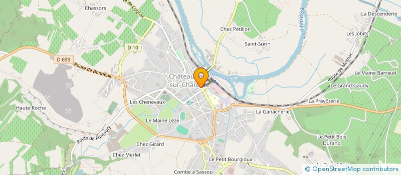 localisation de l'entreprise MONSIEUR PIERRE BERTON à CHATEAUNEUF-SUR-CHARENTE