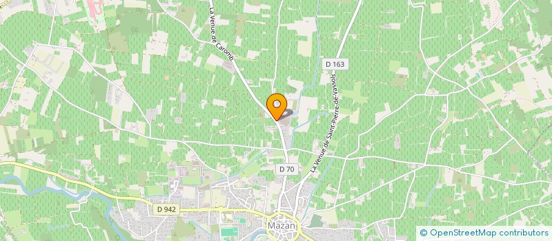 localisation de l'entreprise MONSIEUR PIERRE BERTRAND  MAZAN