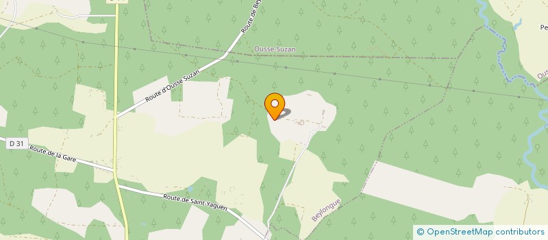 localisation de l'entreprise MONSIEUR PIERRE BERTRANDE  BEYLONGUE