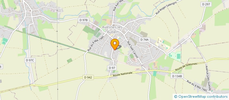 localisation de l'entreprise MONSIEUR PIERRE BESIN  AVESNES-LES-AUBERT