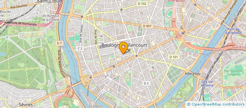 localisation de l'entreprise MONSIEUR PIERRE BESLIN  BOULOGNE-BILLANCOURT