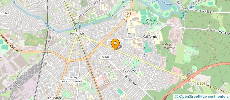 localisation de l'entreprise MONSIEUR PIERRE BESNARD  LE MANS