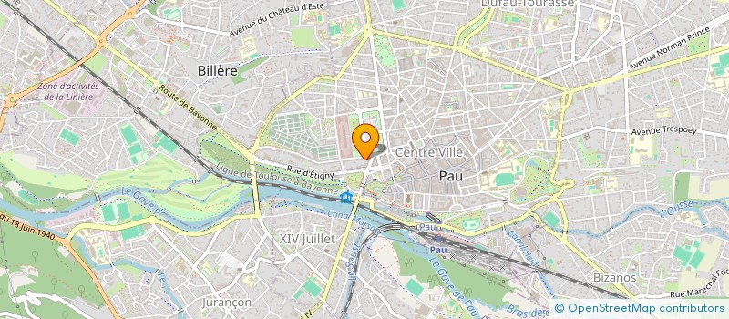 localisation de l'entreprise MONSIEUR PIERRE BESNIER à PAU