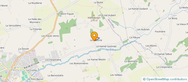 localisation de l'entreprise MONSIEUR PIERRE BESSIN à PERCY-EN-NORMANDIE