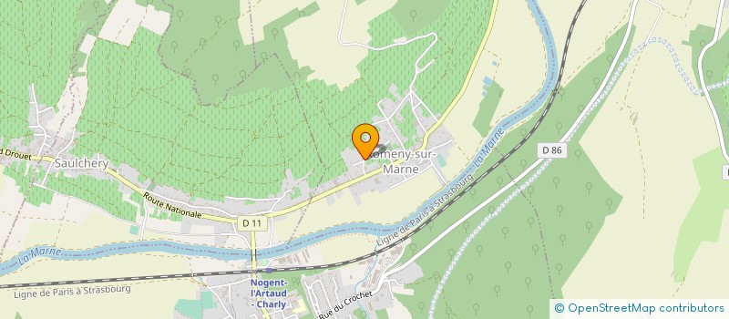 localisation de l'entreprise MONSIEUR PIERRE BESSIN  DOMPTIN