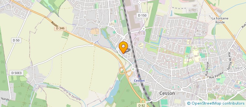 localisation de l'entreprise MONSIEUR PIERRE BESSON  SAVIGNY-LE-TEMPLE