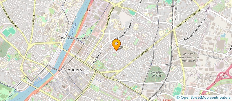 localisation de l'entreprise MONSIEUR PIERRE BESSON  ANGERS