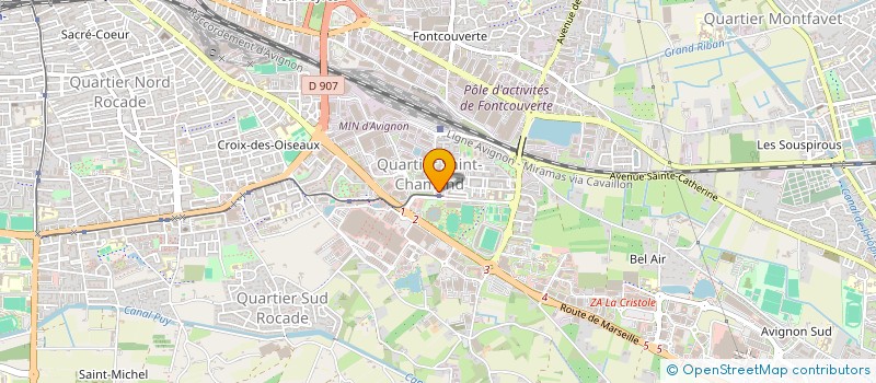 localisation de l'entreprise MONSIEUR PIERRE BESSON  AVIGNON