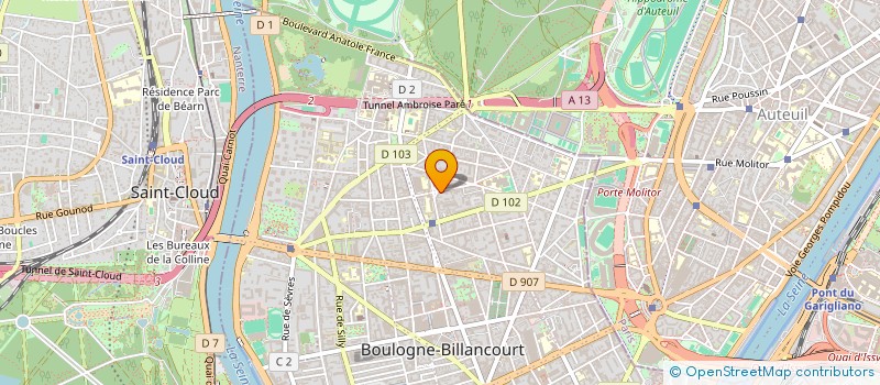 localisation de l'entreprise MONSIEUR PIERRE BETTENCOURT à BOULOGNE-BILLANCOURT