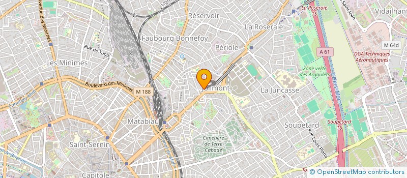 localisation de l'entreprise MONSIEUR PIERRE BEUILLE à TOULOUSE