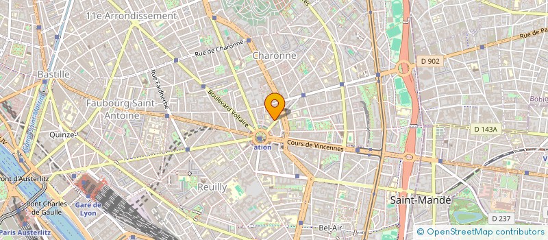 localisation de l'entreprise MONSIEUR PIERRE BEUZART  PARIS