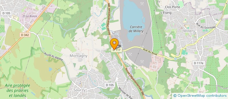 localisation de l'entreprise MONSIEUR PIERRE BEY  MONTAGNY