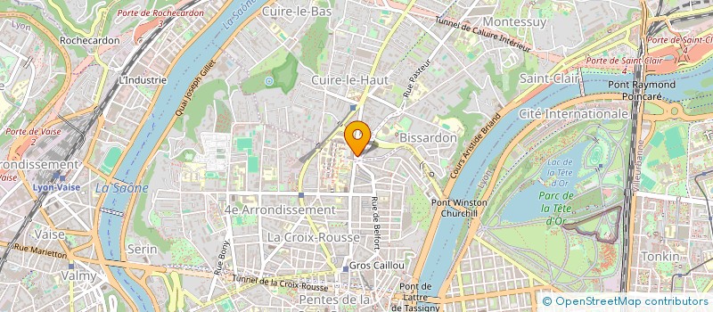 localisation de l'entreprise MONSIEUR PIERRE BEYNEL  CALUIRE-ET-CUIRE