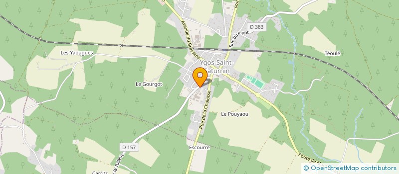 localisation de l'entreprise MONSIEUR PIERRE BEYRIA  YGOS-SAINT-SATURNIN